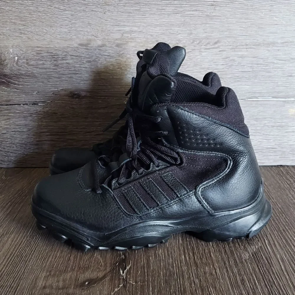 adidas GSG-9.7 Tactical Boot Leather Hiking (Black) Size 4